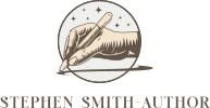 Hand writing for Stephen Smith Author
